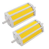 9W R7S COB Led Bulb 135mm Replacement Halogen Floodlight Lamp AC85-265V 110V-240V (2 Pieces)