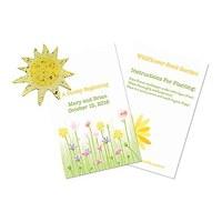 A Sunny Beginning Card with Seed Paper Sun