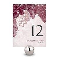 A Wine Romance Table Number