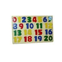 A To Z Wooden Number Puzzle