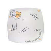 A Perfect Love Golden Anniversary Message Plate