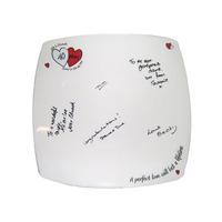 A Perfect Love Ruby Anniversary Message Plate