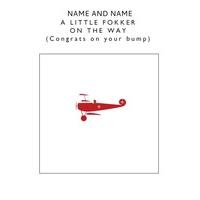 A Little Fokker | Personalised Card