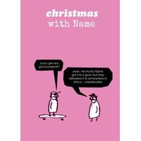 A Goat | Modern Toss Christmas Card