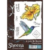 A Little Bit Sketchy A6 Stamp Set - Tropical Nectar