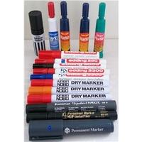 A selection of permanent markers