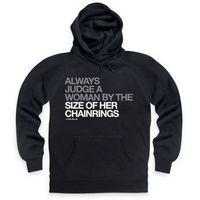 a womans chainrings hoodie