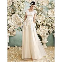 a line wedding dress wedding dress in color floor length v neck satin  ...