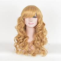 A Cinderella Story Golden Style Cosplay HighTemperature Silk Wig