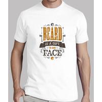 a beard is a gift to our face shirt man