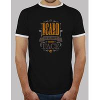 a beard is a gift to our face tshirt baseball man