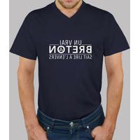 a real breton can read upside down - t-shirt v