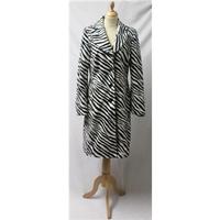 A Wear Size 14 Zebra Print Coat A Wear - Black - Smart jacket / coat
