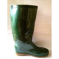 A Pair Of Green Wellington Boots - Size 9 Uk