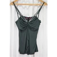 A Green Diamond Strap dress - Size 10 River Island - Green - Vest