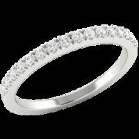 a classic round brilliant cut diamond set weddingeternity ring in 9ct  ...