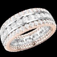 a breathtaking diamond set ladies eternitywedding ring in 18ct white r ...