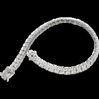 A stunning Round Brilliant Cut diamond bracelet in 18ct white gold