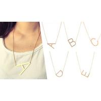 A-Z Letter Necklace - 26 Options