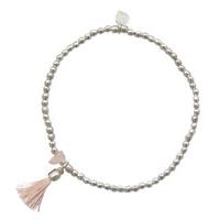 A Beautiful Story-Bracelets - Lily Rose Quartz Bracelet - Silver