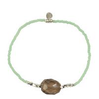 a beautiful story bracelets joy smokey quartz bracelet green