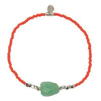 A Beautiful Story-Bracelets - Joy Aventurine Bracelet - Silver