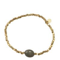 A Beautiful Story-Bracelets - Celebrate Labradorite Bracelet - Gold