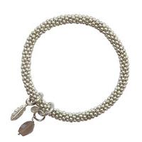 A Beautiful Story-Bracelets - Jacky Grey Moonstone Bracelet - Silver