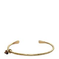 A Beautiful Story-Bracelets - Teddy Garnet Bracelet - Gold