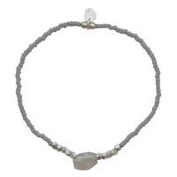 A Beautiful Story-Bracelets - Joy Grey Moonstone Bracelet - Silver