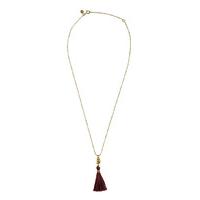 A Beautiful Story-Necklaces - Miracle Gold Necklace - Red