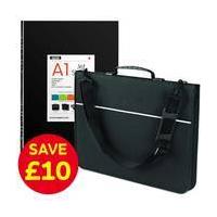 A1 Portfolio with Sleeves 2 Pack