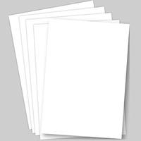 a3 white card per 3 packs