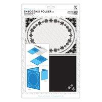 A4 Embossing Folder - Snowflake Frame 363495