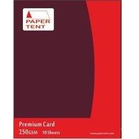 A4 250gsm Burgundy Premium Card Pack