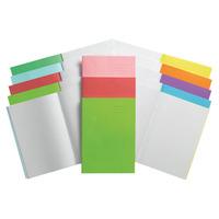 a4 exercise book plain unruled 32 page light pink box of 100