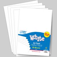 A4 White Card Value Pack (Pack of 50)