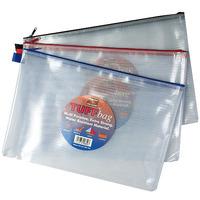 A4 plus Clear \'Tuff\' Bags (Pack of 3)