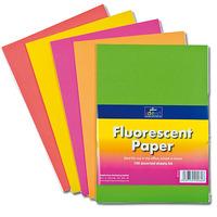 A4 Fluorescent Paper (Per 3 packs)