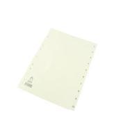 A4 White 1-10 Polypropylene Index WX01353