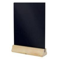 a4 table chalkboard double sided wooden panels black tta4p