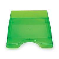 A4Foolscap Polystyrene Continental Letter Tray Ice Green CP130YTTGN