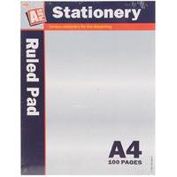 A4 100 Sheet Ruled Paper Pad