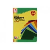 A4 100 Sheet Activity Paper Pad With 8 Colours
