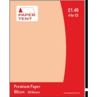 A4 80gsm Peach Premium Paper Pack