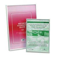 A4 ALUMINIUM FRAME PACK OF 5