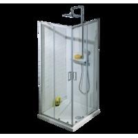 A4 6mm Corner Entry Shower Enclosure - 800mm x 800mm