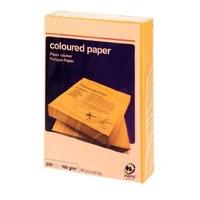 A4 250 Sheets Coloured Paper Card 160gsm - Intense Orange - Ream-Wrapped