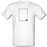 A4 Paper male t-shirt.