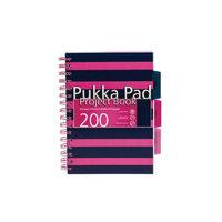 A5 Pukka Navy Project Book Navy/Pink